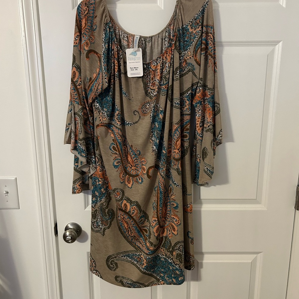 Paisley Print Women's Dress NWT